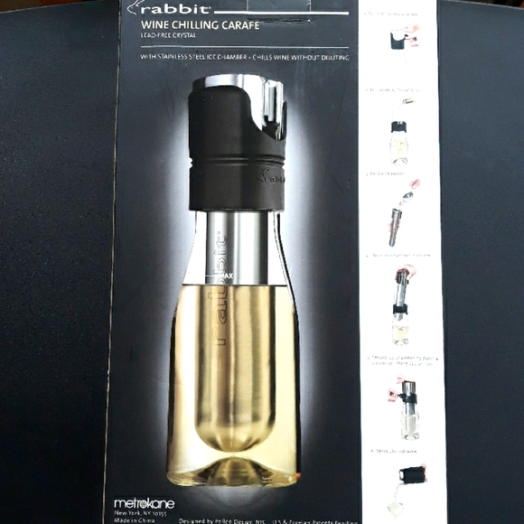 Rabbit by Metrokane Other - Rabbit wine chiller carafe